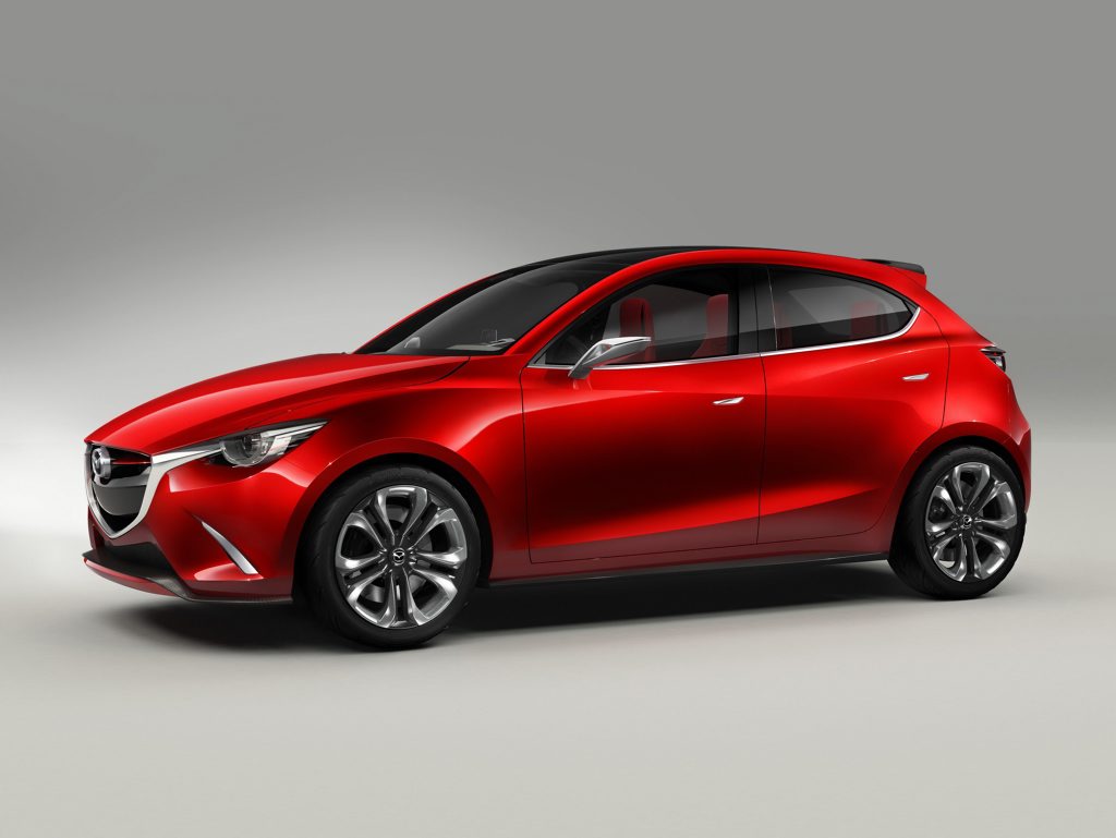 The Mazda Hazumi concept. The Mazda Hazumi concept.